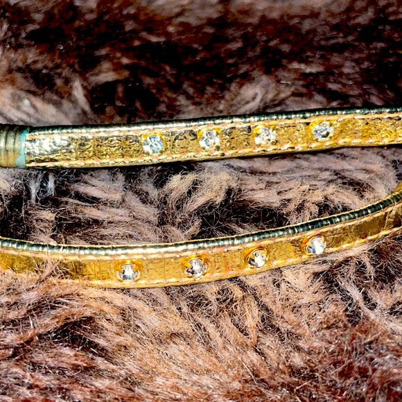 Puppia Gold Sparkle leash collar harness set. Furrylicious! Excellent condition. - Picture 6 of 12